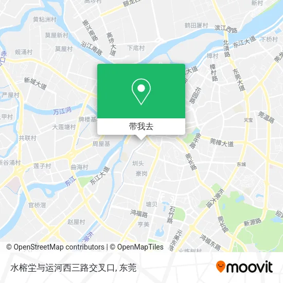 水榕坣与运河西三路交叉口地图