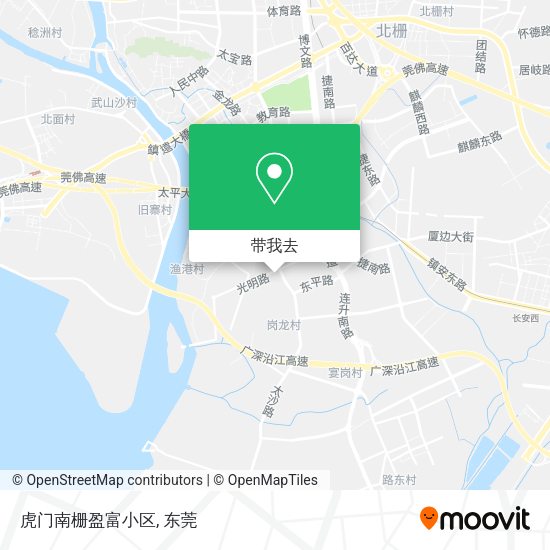 虎门南栅盈富小区地图
