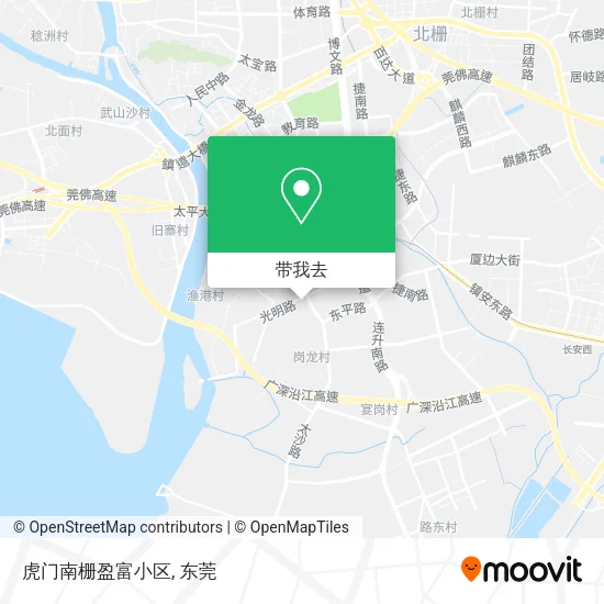 虎门南栅盈富小区地图