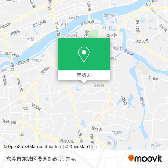 东莞市东城区桑园邮政所地图