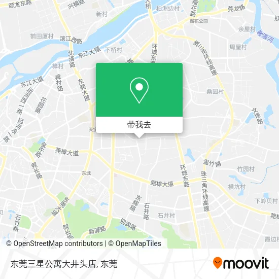 东莞三星公寓大井头店地图