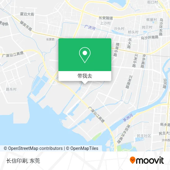 长信印刷地图