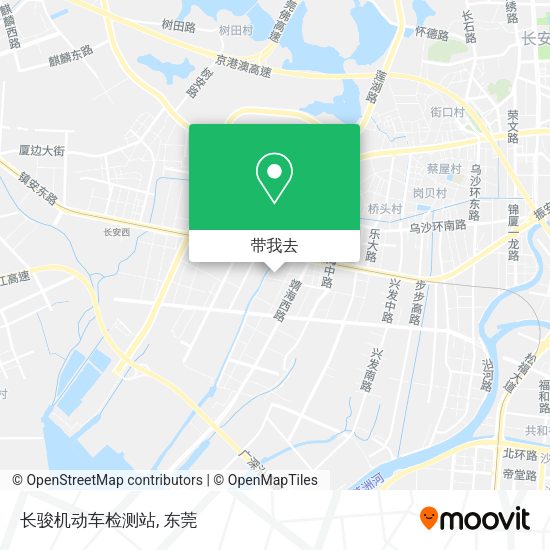 长骏机动车检测站地图