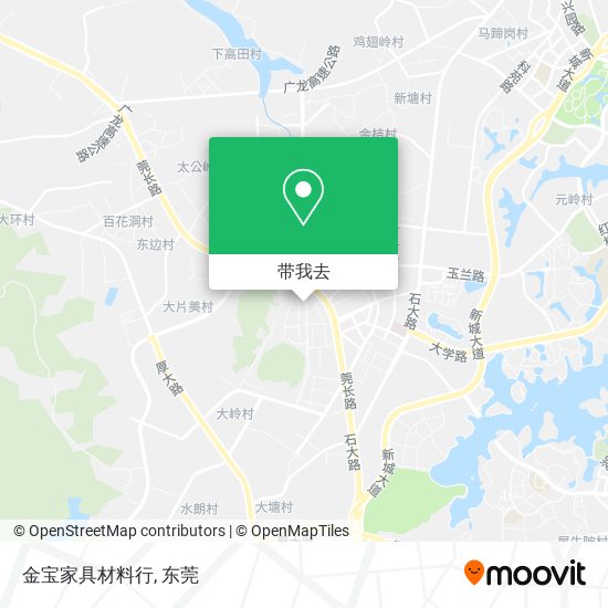 金宝家具材料行地图