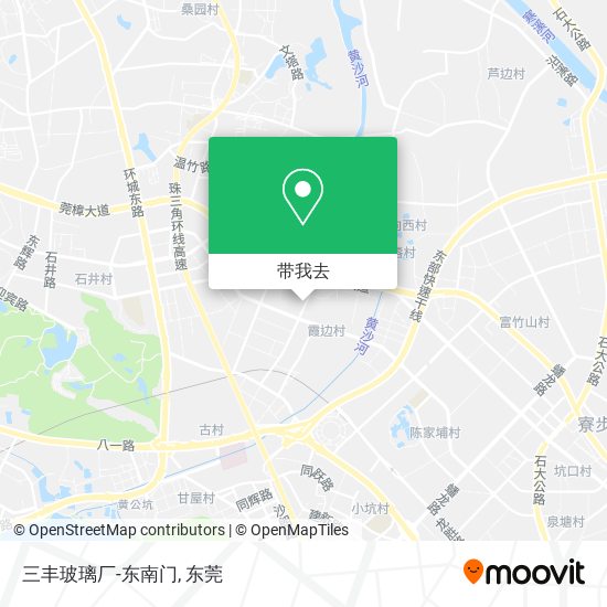 三丰玻璃厂-东南门地图