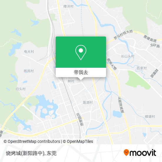 烧烤城(新阳路中)地图