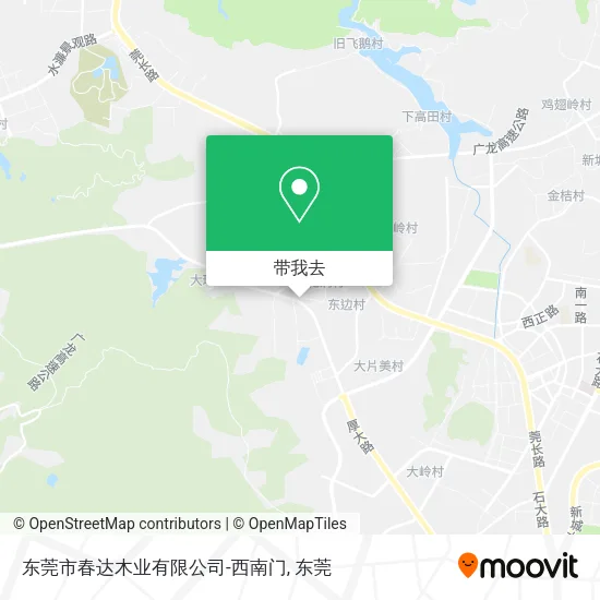 东莞市春达木业有限公司-西南门地图
