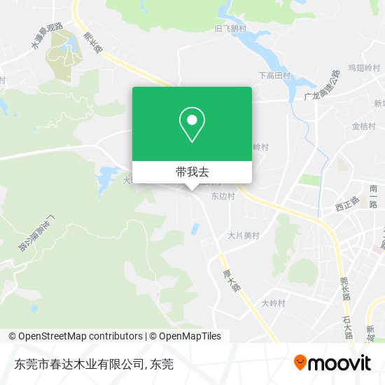 东莞市春达木业有限公司地图