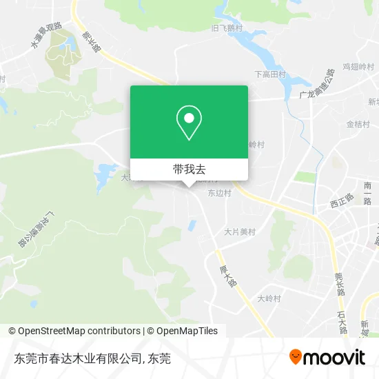 东莞市春达木业有限公司地图