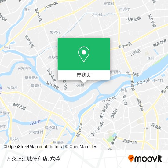 万众上江城便利店地图