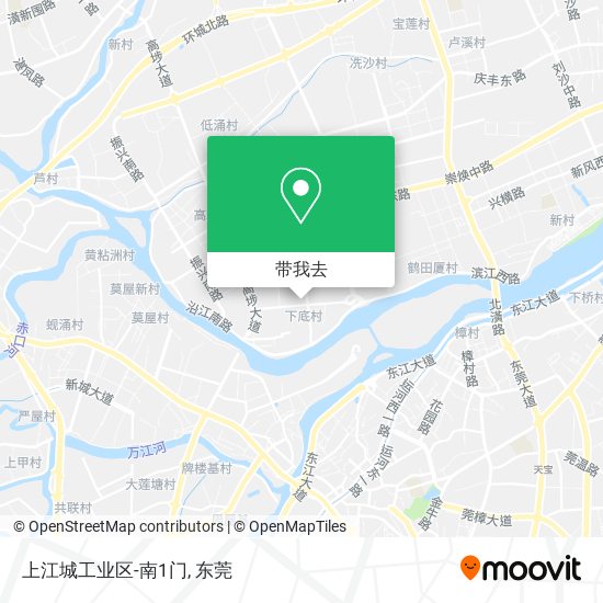 上江城工业区-南1门地图