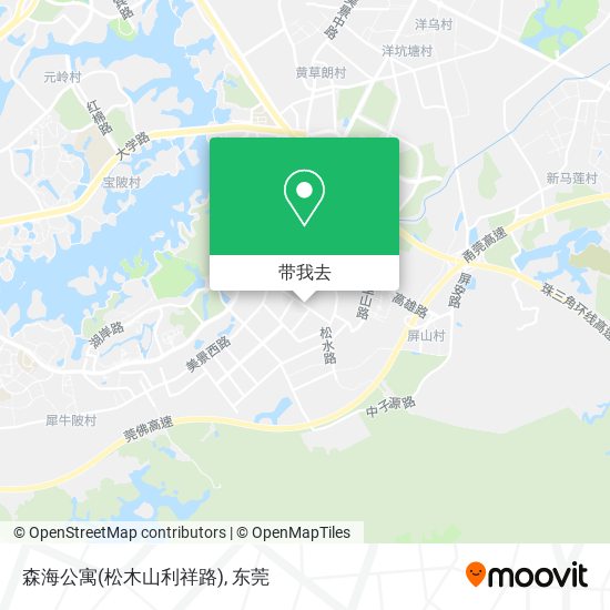 森海公寓(松木山利祥路)地图