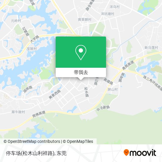 停车场(松木山利祥路)地图