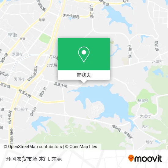 环冈农贸市场-东门地图