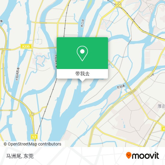 马洲尾地图