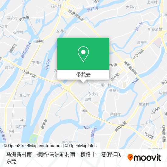 马洲新村南一横路/马洲新村南一横路十一巷(路口)地图