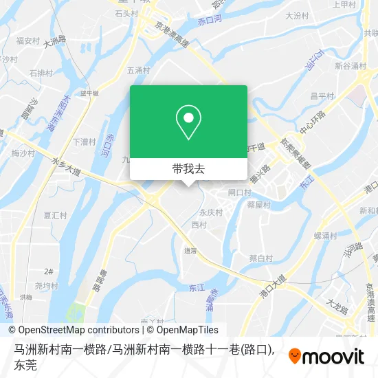 马洲新村南一横路/马洲新村南一横路十一巷(路口)地图