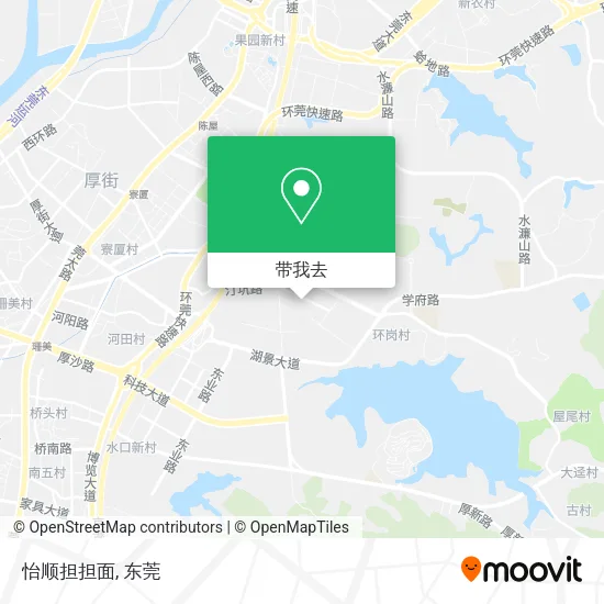 怡顺担担面地图