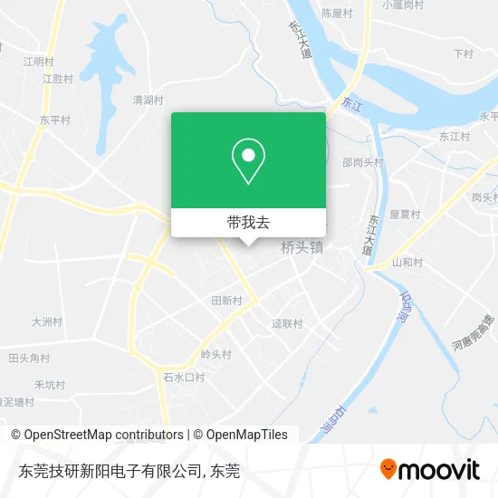 东莞技研新阳电子有限公司地图