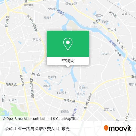 茶岭工业一路与温增路交叉口地图