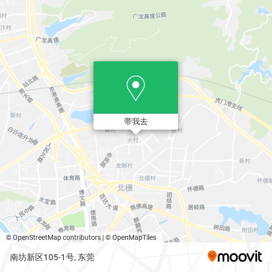 南坊新区105-1号地图
