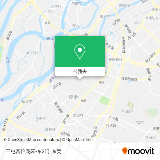 三屯富怡花园-东2门地图