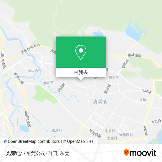 光荣电业东莞公司-西门地图