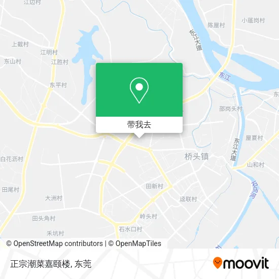 正宗潮菜嘉颐楼地图