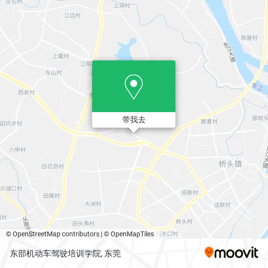 东部机动车驾驶培训学院地图