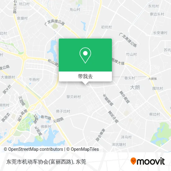 东莞市机动车协会(富丽西路)地图