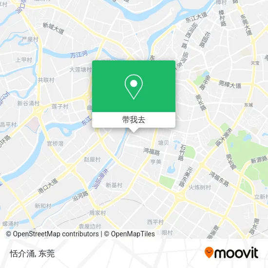 恬介涌地图
