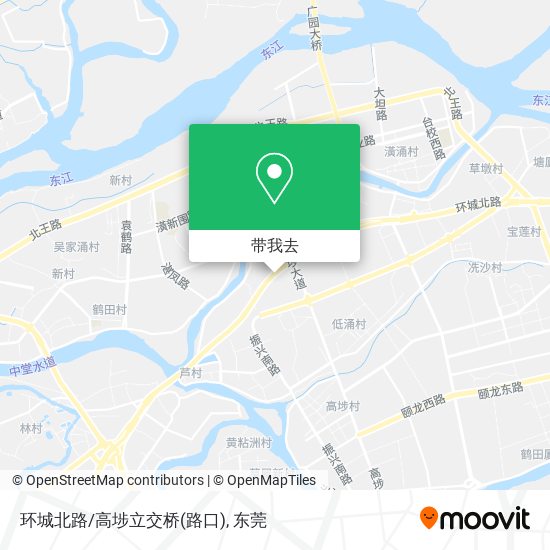 环城北路/高埗立交桥(路口)地图