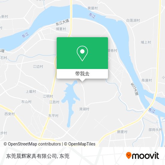东莞晨辉家具有限公司地图