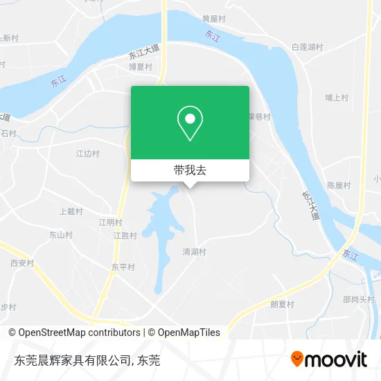 东莞晨辉家具有限公司地图