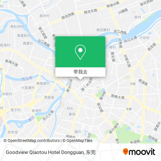 Goodview Qiaotou Hotel Dongguan地图