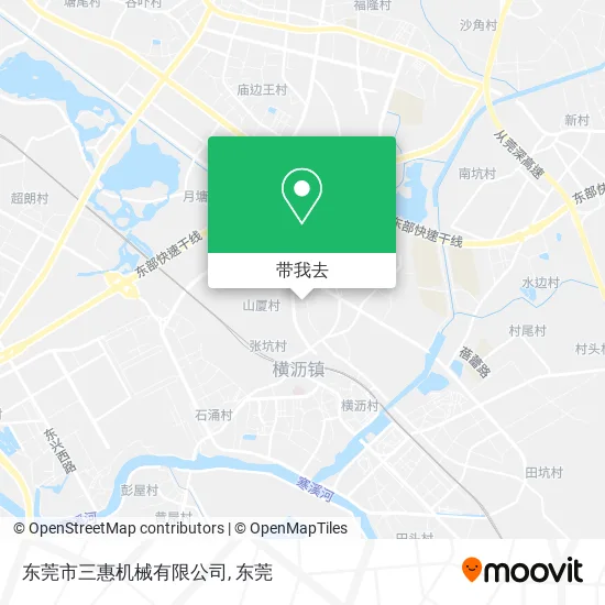 东莞市三惠机械有限公司地图