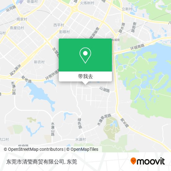 东莞市清莹商贸有限公司地图