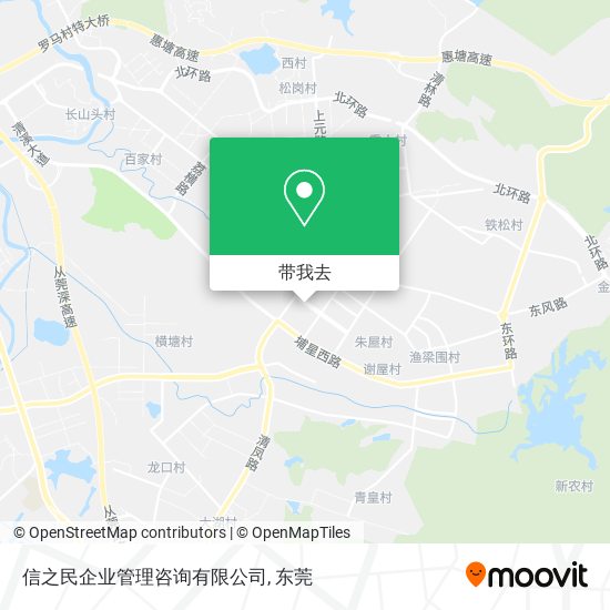 信之民企业管理咨询有限公司地图