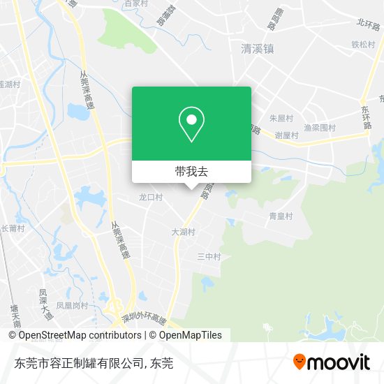东莞市容正制罐有限公司地图