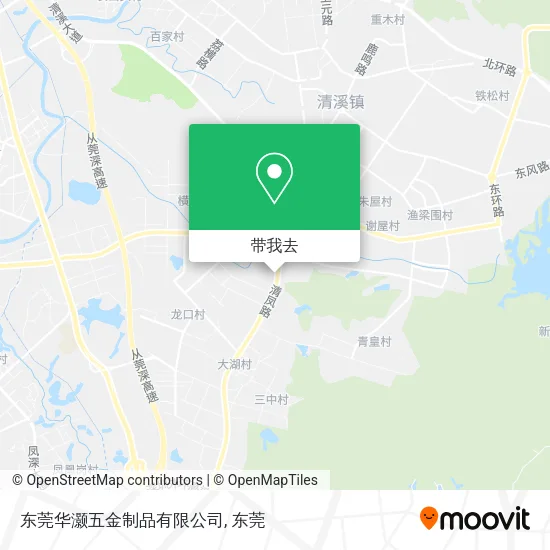 东莞华灏五金制品有限公司地图