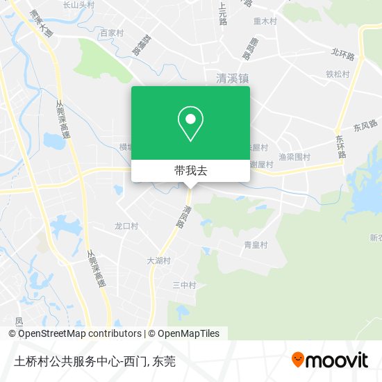 土桥村公共服务中心-西门地图