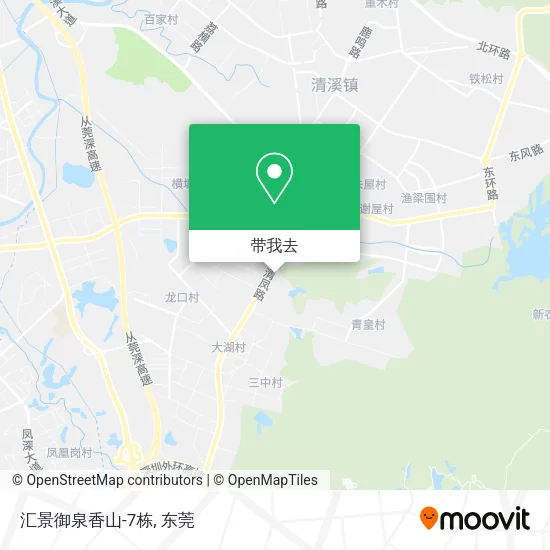 汇景御泉香山-7栋地图