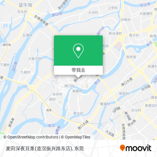 麦田深夜豆浆(道滘振兴路东店)地图