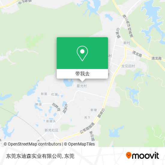东莞东迪森实业有限公司地图