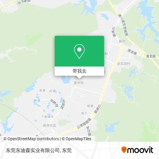 东莞东迪森实业有限公司地图