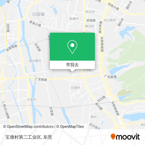 宝塘村第二工业区地图