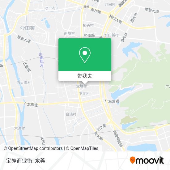 宝隆商业街地图