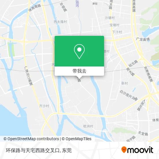 环保路与天宅西路交叉口地图