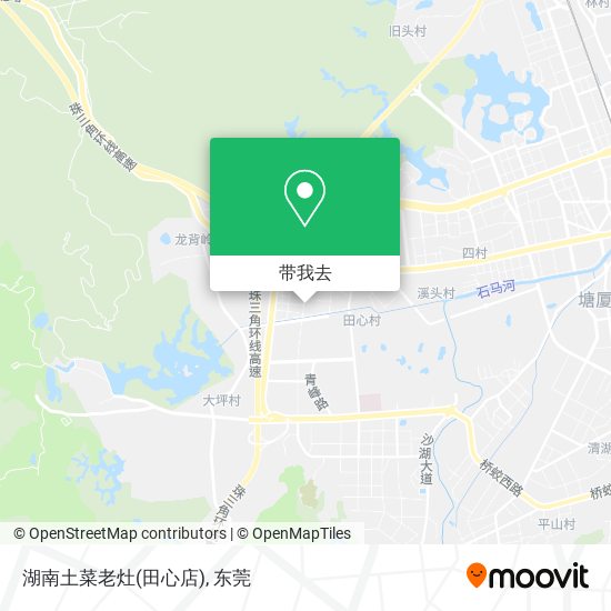 湖南土菜老灶(田心店)地图