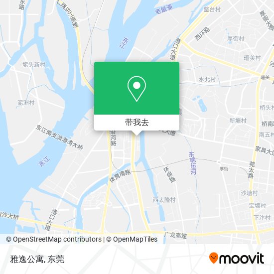 雅逸公寓地图